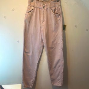 Pull&Bear High Rise Comfortable Purple Pants